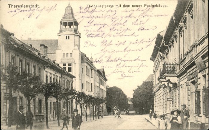Theresienstadt Rathausstrasse Post