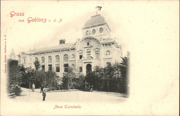 Gablonz Neisse Tschechien Neue Turnhalle