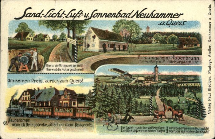 Neuhammer Queis Zug Fuchs Erholungsheim Koberbrunn