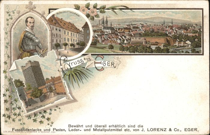 Eger Cheb Tschechien Eger Wallenstein Todeshaus schwarzer Tu