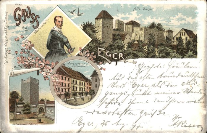 Eger Cheb Tschechien Eger Alte Burg Wallenstein Todenhaus sc