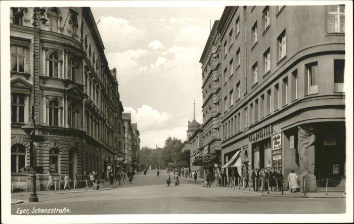 Eger Cheb Tschechien Eger Schanzstrasse