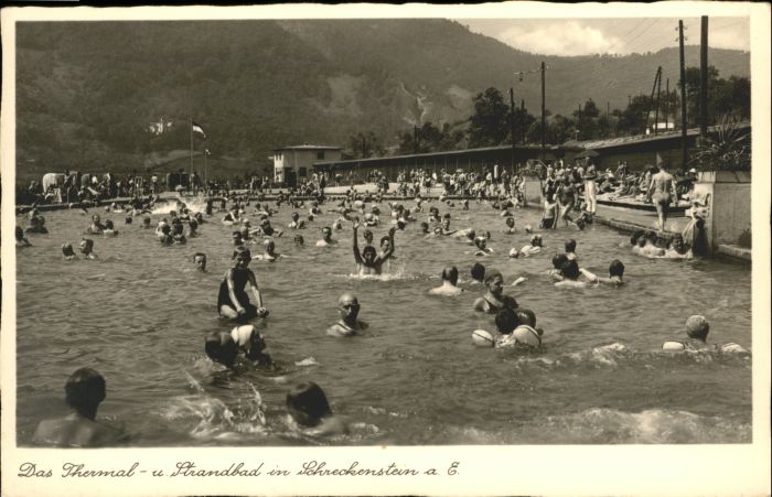 Schreckenstein Burg Strekov Schreckenstein Strandbad