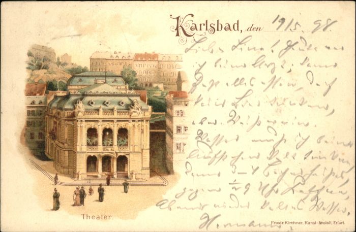 Karlsbad Eger Karlsbad_Böhmen Theater