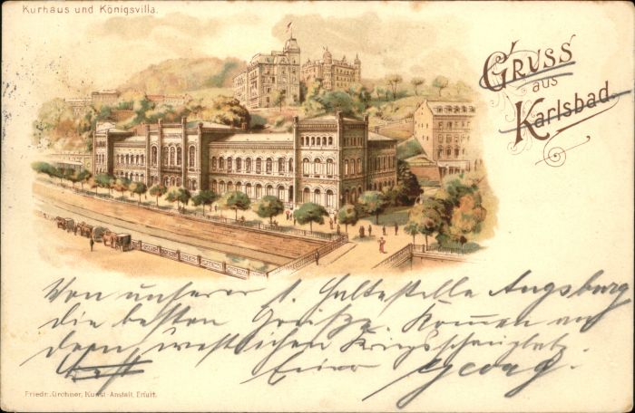 Karlsbad Eger Karlsbad_Böhmen Kurhaus Königsvilla x