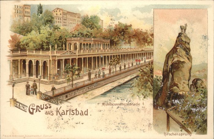 Karlsbad Eger Karlsbad_Böhmen Hirschensprung Mühlbrun