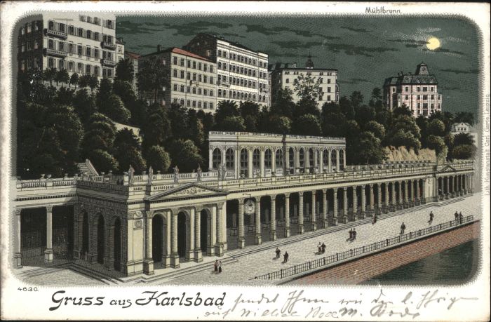 Karlsbad Eger Karlsbad_Böhmen Mühlbrunn x