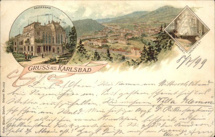 Karlsbad Eger Karlsbad_Böhmen Kaiserbad