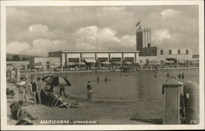 Marienbad Tschechien Boehmen Marienbad Strandbad