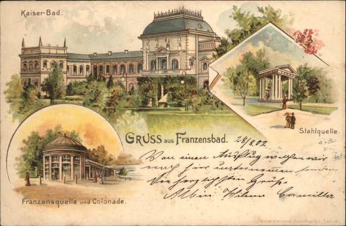 Franzensbad Kaiser Bad Stahlquelle