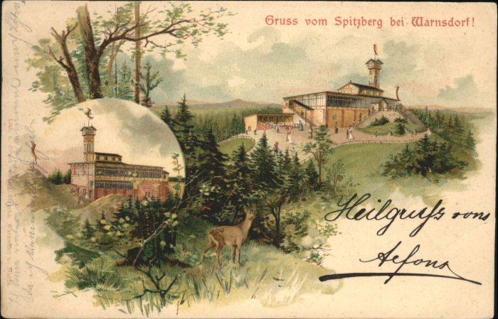 Warnsdorf Varnsdorf Boehmen Warnsdorf Spitzberg Reh