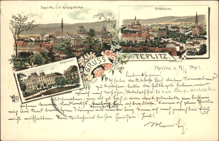 Teplitz-Schoenau Teplice Teplitz-Schönau Kaiserbad