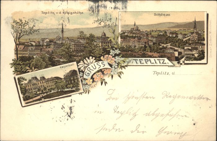 Teplitz-Schoenau Teplice Teplitz_Böhmen Kaiserbad Schönau x