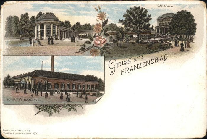 Franzensbad Brunnen Badehaus
