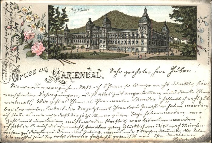 Marienbad Tschechien Boehmen Marienbad Neubad