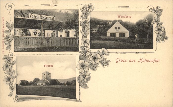 Hohenofen Wachberg Vogels Restaurant Thurm