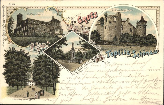 Teplitz-Schoenau Teplice Teplitz-Schönau Schlackenbrug Schlossbe