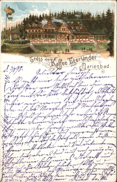 Marienbad Tschechien Boehmen Marienbad Kaffee Egerländer