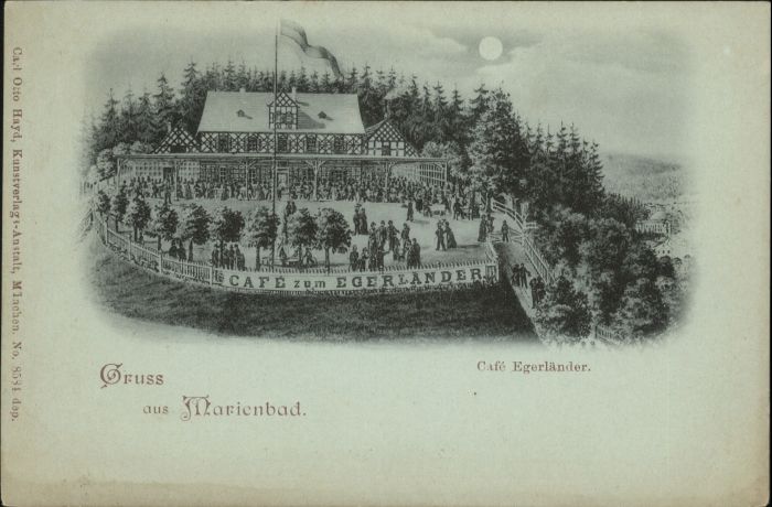 Marienbad Tschechien Boehmen Marienbad Cafe Egerländer
