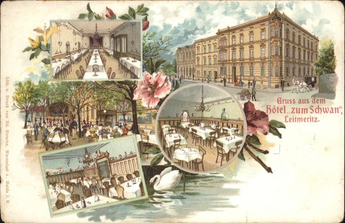 Leitmeritz Litomerice Nordboehmen Leitmeritz Hotel Schwan
