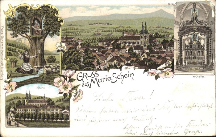 Mariaschein Tschechien Kirche Hochaltar