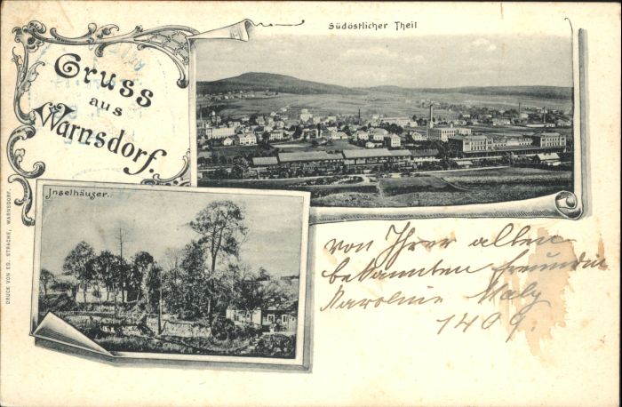 Warnsdorf Varnsdorf Boehmen Warnsdorf Inselhäuser