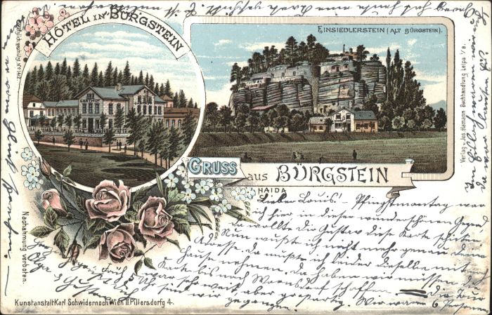 Buergstein Tschechien Hotel Einsiedlerstein