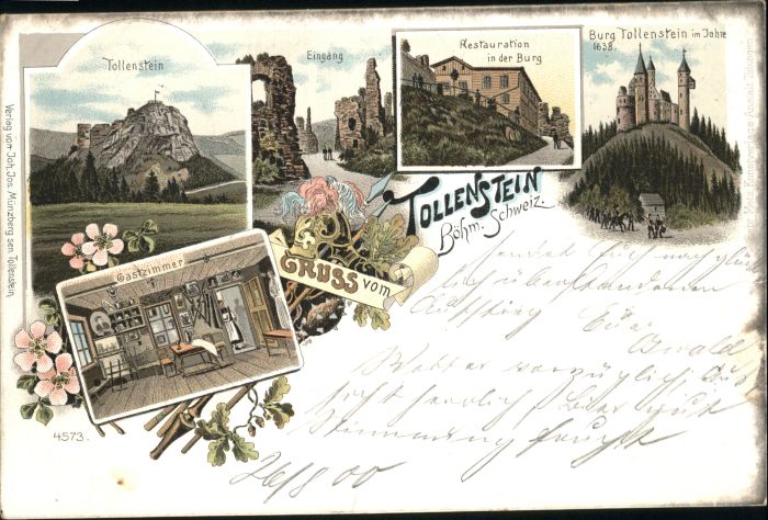 Tollenstein Tolstejn Restaurant Burg