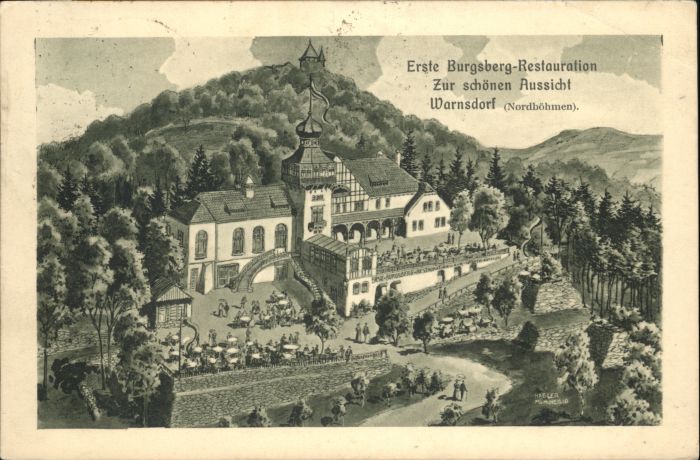 Warnsdorf Varnsdorf Boehmen Warnsdorf Burgsberg Restaurant