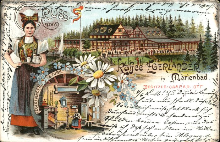 Marienbad Tschechien Boehmen Marienbad Kaffee Egerländer
