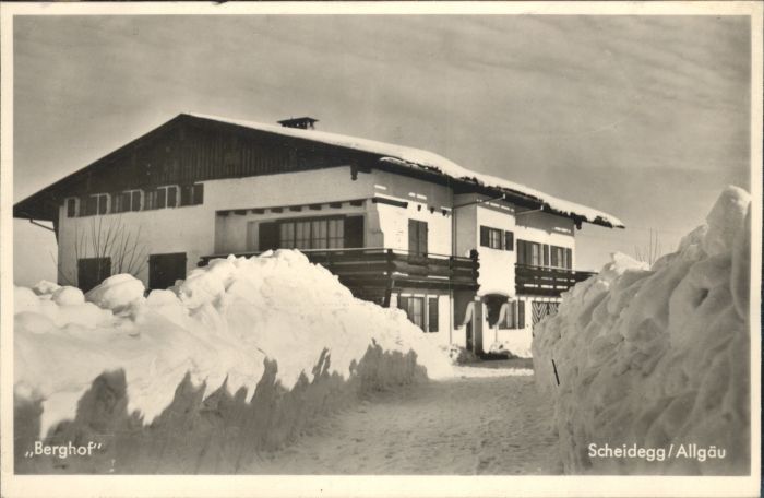 Scheidegg Allgaeu ension Berghof