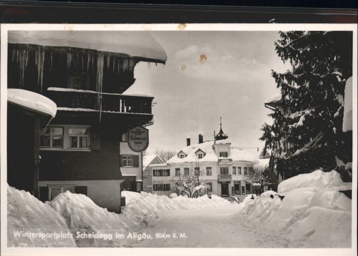 Scheidegg Allgaeu afe Pension Schweizerhaus