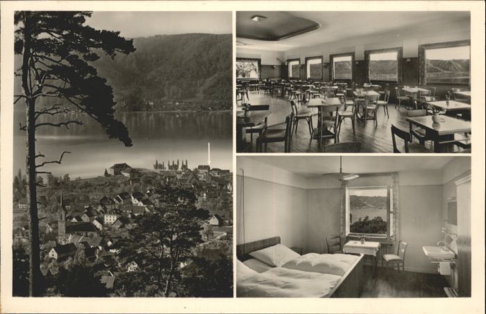 Ludwigshafen Bodensee Hotel Adler Werbekarte