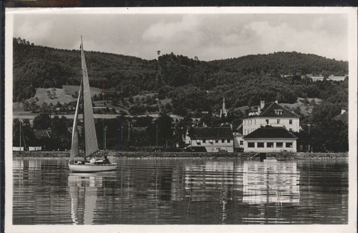 Ludwigshafen Bodensee Hotel Adler Segelboot