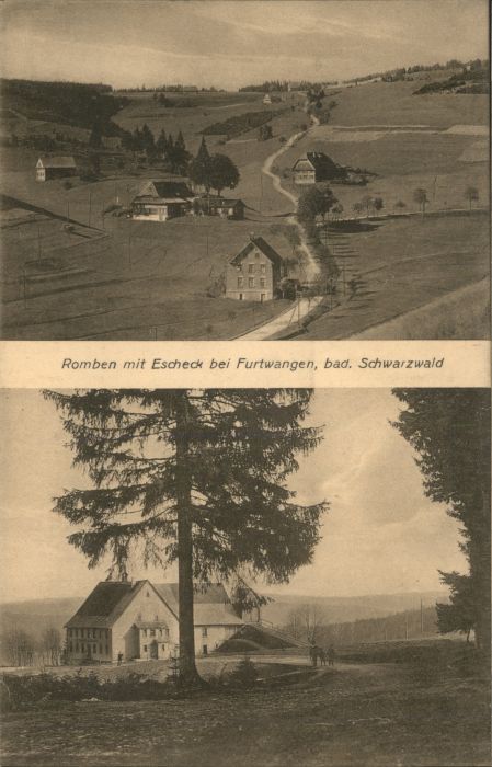 Escheck Romben Gasthaus Pension zum Kreuz