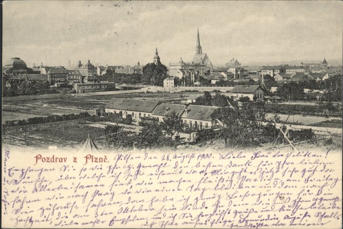 Pilsen Plzen Czechia Pilsen Pozdrav