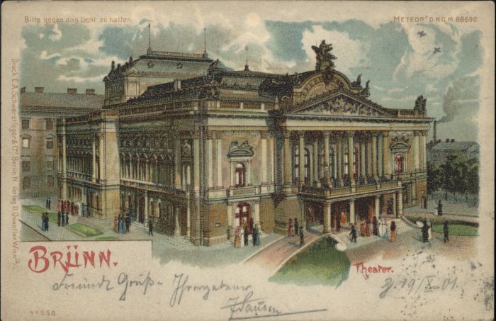 Bruenn Brno Brünn Theater