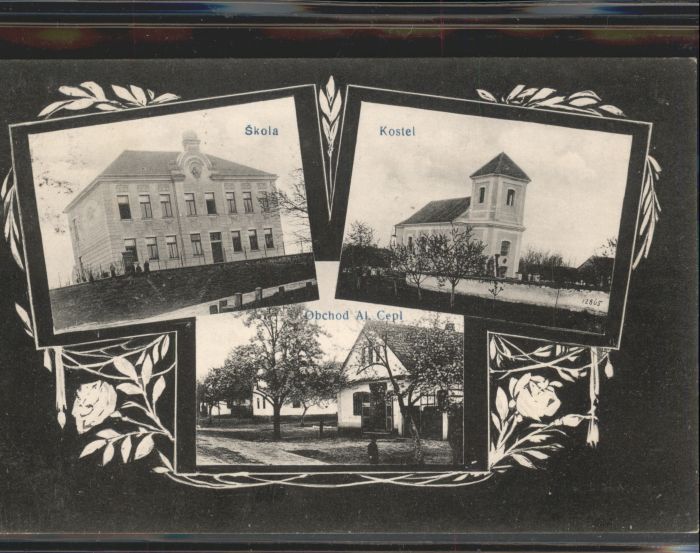 Trojovic Skola kostel Obchod Al Cepl