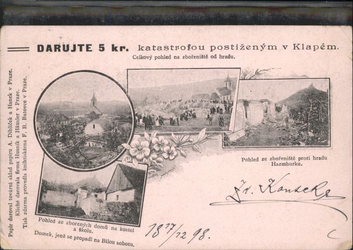 Klapem Darujte Katastrofou postizrnym