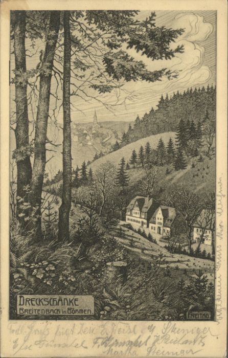 Breitenbach Tschechien Breitenbach Böhmen Dreckschänke x