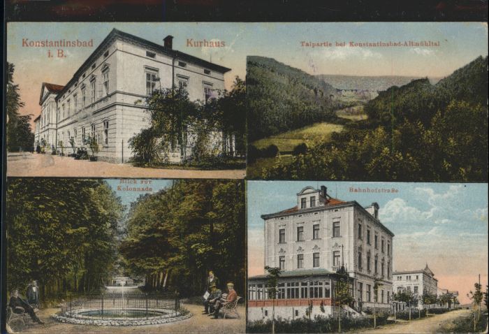 Konstantinsbad Tschechien Kurhaus Bahnhofstrasse Altmühltal