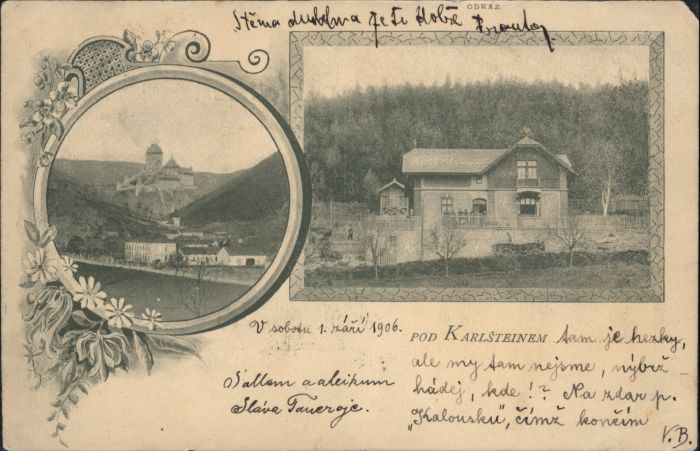 Prag Prahy Prague Prag Böhmen [Stempelabschlag] Pod Karls