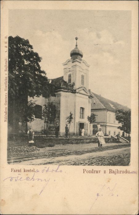 Rajhradu Pozdrav Farni Kostel