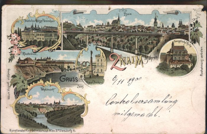 Znaim CZ Znaim Deutsches Bürger Vereinshaus Klos