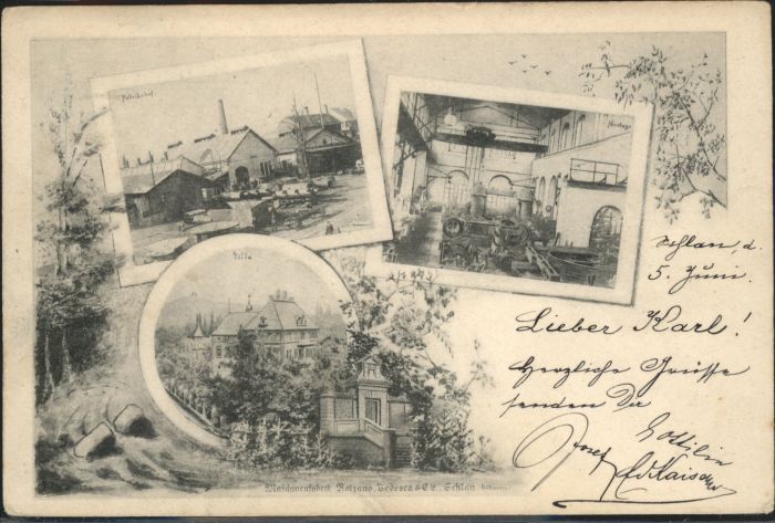 Schlan Villa Maschinenfabrik