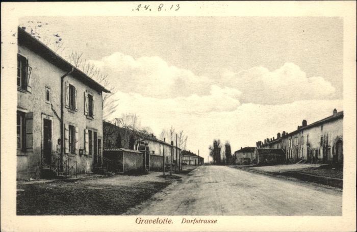 Gravelotte Moselle Dorfstrasse