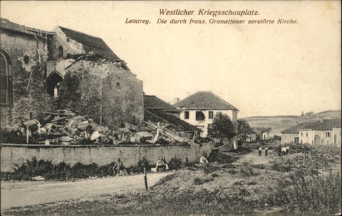 Leintrey Zerstörte Kirche