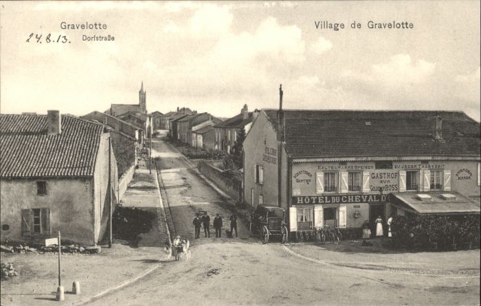 Gravelotte Moselle Dorfstrasse