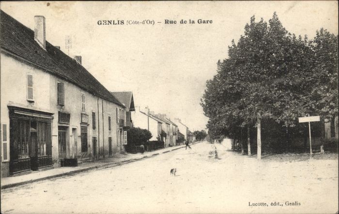 Genlis Hund Rue de la Gare