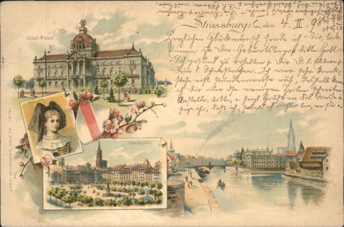 Strasbourg Alsace Strassburg Elsass Kaiser Palast Kleberp